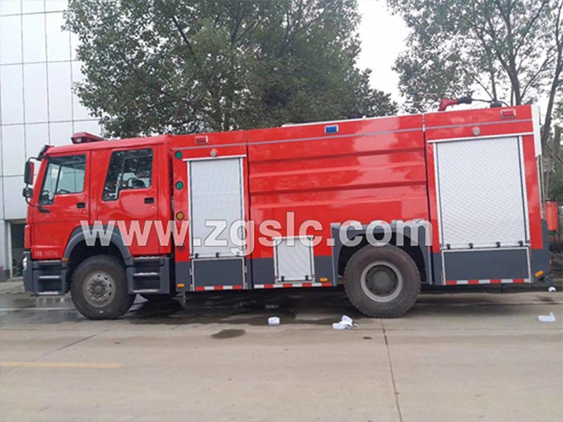重汽T5G-5噸水罐消防車(chē)(國(guó)五)-那家便宜