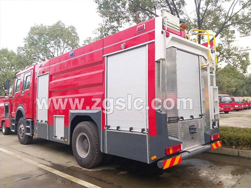 重汽T5G-5噸水罐消防車(chē)(國(guó)五)-廠家價(jià)格